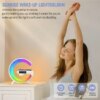 Support de chargeur sans fil multifonction, LED, réveil, haut-parleur – Image 4