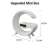 Support de chargeur sans fil multifonction, LED, réveil, haut-parleur – Image 6