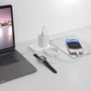 3en1 chargeur, avec entrée Lightning, chargeur sans fil USB, Universel – Image 3