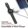 3en1 chargeur, avec entrée Lightning, chargeur sans fil USB, Universel – Image 5