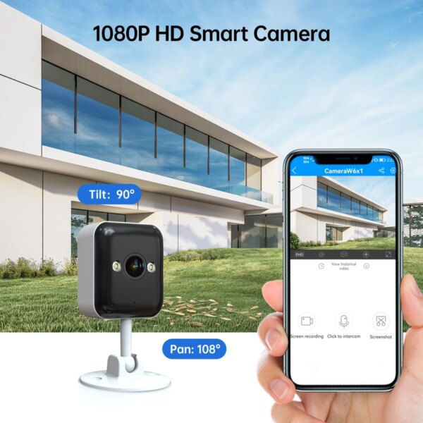 1080P Wifi IP caméra extérieure CCTV, 5x Zoom, couleur nuit, sécurité, étange – Image 5