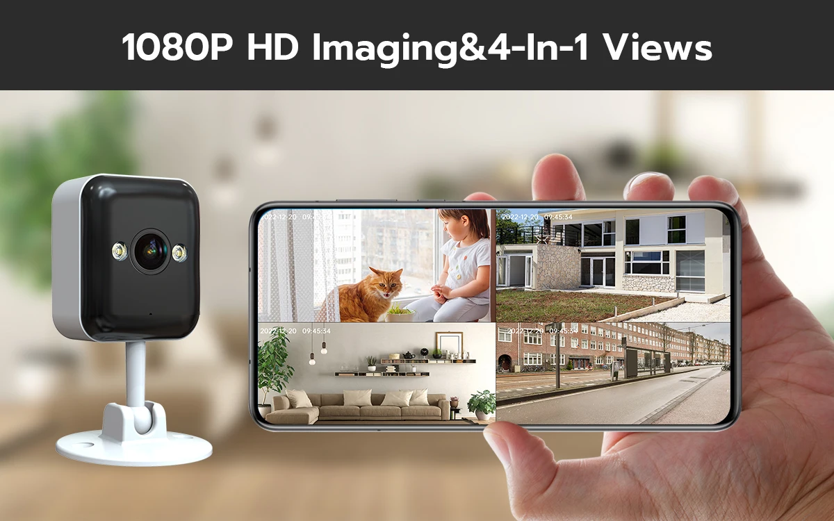 1080P Wifi IP caméra extérieure CCTV, 5x Zoom numérique couleur nuit, sécurité, imperméable