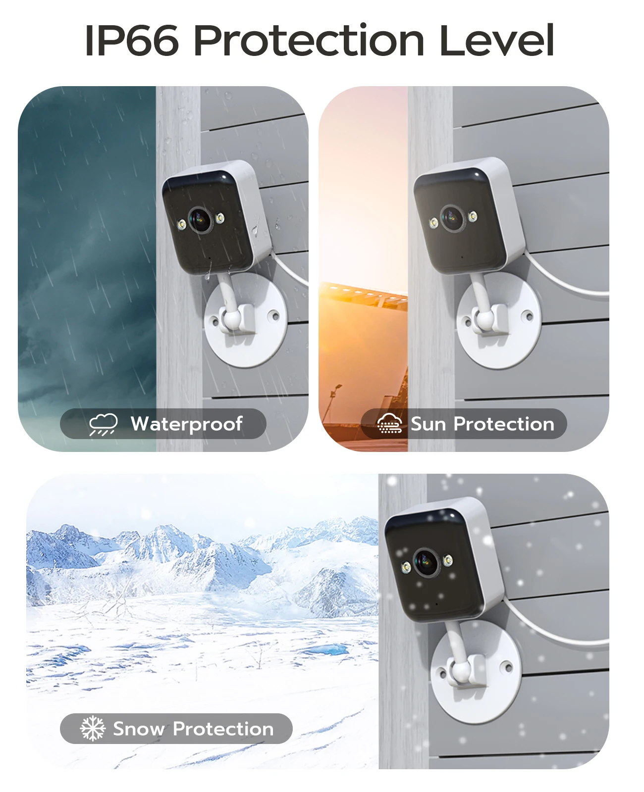 1080P Wifi IP caméra extérieure CCTV, 5x Zoom numérique couleur nuit, sécurité, imperméable