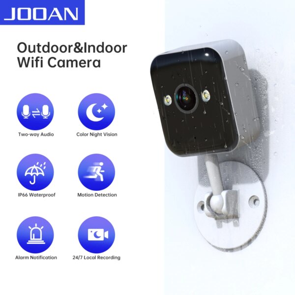 1080P Wifi IP caméra extérieure CCTV, 5x Zoom, couleur nuit, sécurité, étange