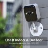 1080P Wifi IP caméra extérieure CCTV, 5x Zoom, couleur nuit, sécurité, étange – Image 3