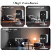 1080P Wifi IP caméra extérieure CCTV, 5x Zoom, couleur nuit, sécurité, étange – Image 4