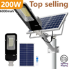 200W lumière solaire puissante, automatique, garage, entrée