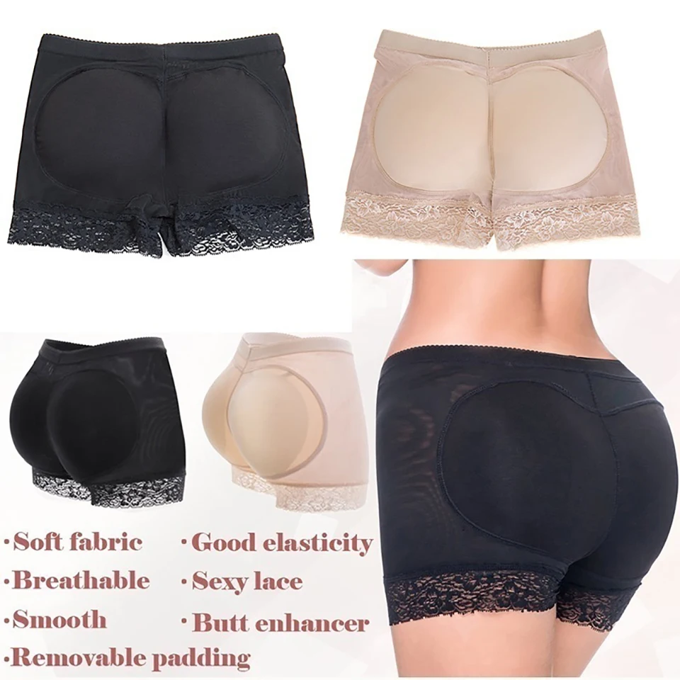 Sous-vêtements, faux fesse, sans couture, rehausseur de hanches, taille haute, ventre plat