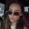 Lunettes de soleil, femme rétro tendance, métal ,UV400 – Image 2