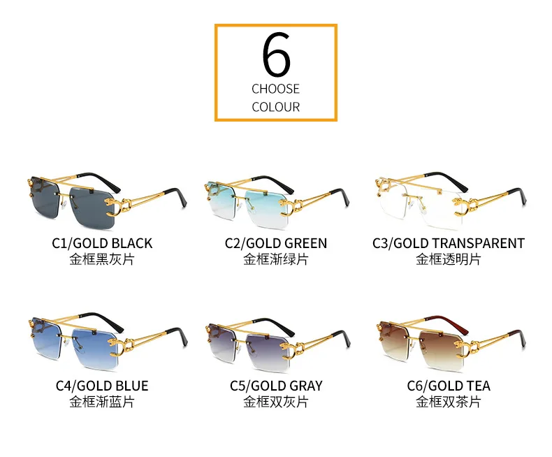 Lunettes De soleil carrées De luxe UNISEX, styliste Vintage , mode rétro miroir