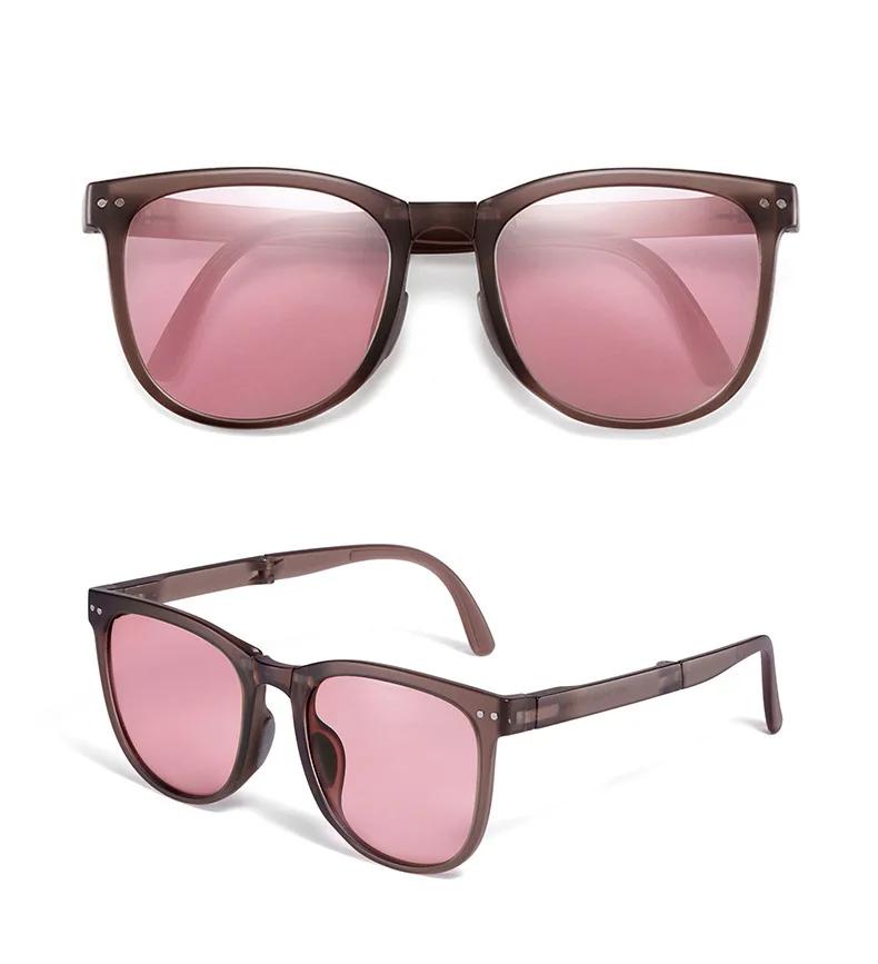 Lunettes de soleil pliantes, portables, protection UV, UNISEX