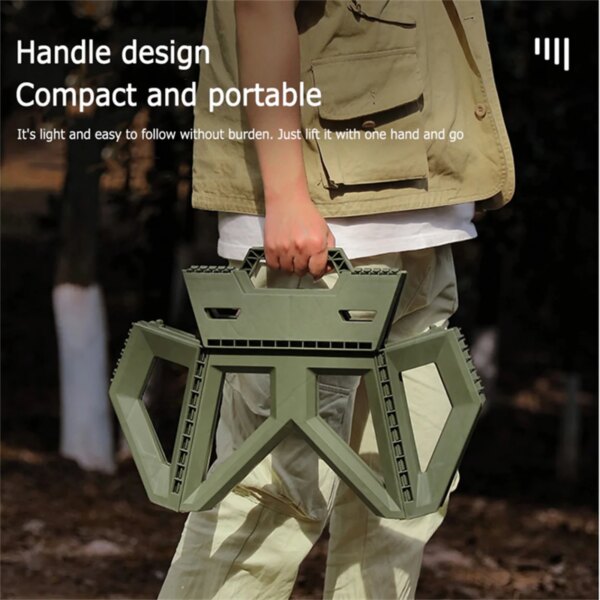 Petit tabouret pliant, haute charge – Image 6