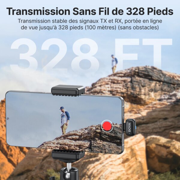 Mini Microphone sans fil, iPhone iPad Android type-c – Image 2
