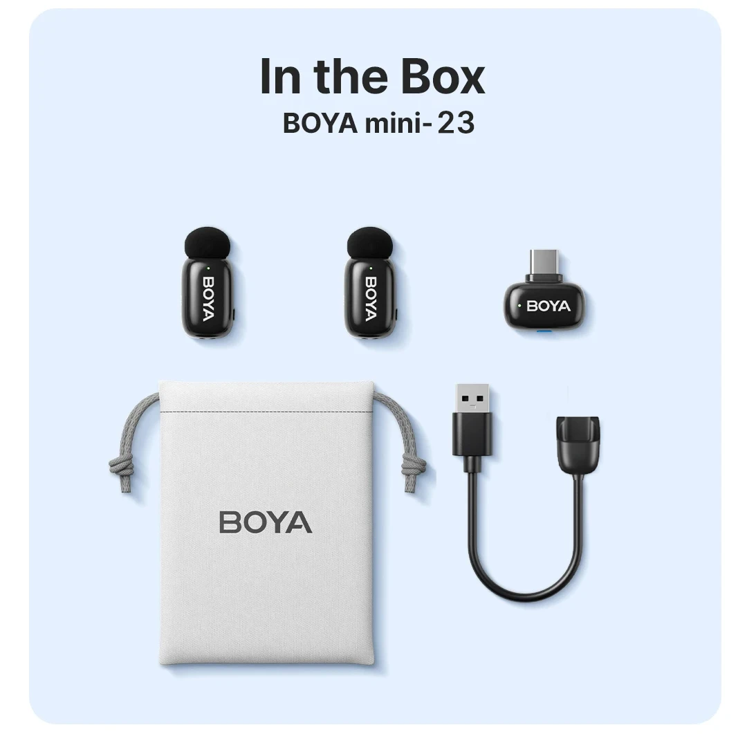 Mini Microphone sans fil, iPhone iPad Android type-c Mini Microphone sans fil, iPhone iPad Android type-c