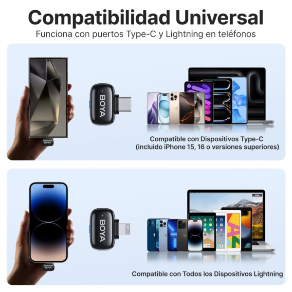 Mini Microphone sans fil, iPhone iPad Android type-c – Image 5
