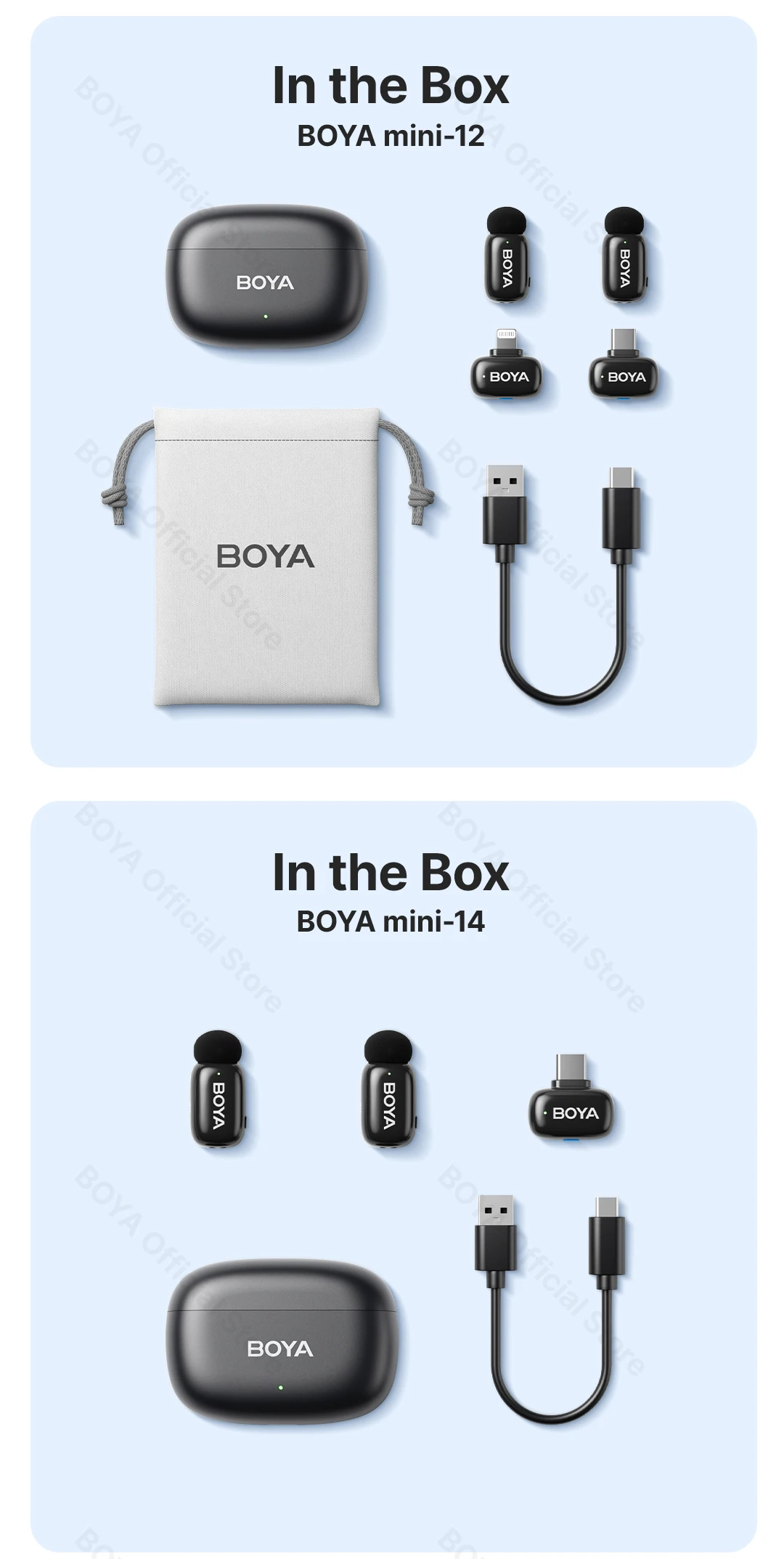 Mini Microphone sans fil, iPhone iPad Android type-c Mini Microphone sans fil, iPhone iPad Android type-c