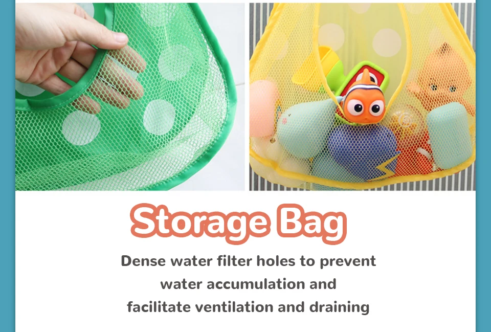 Sac jouets de bain pour bébé