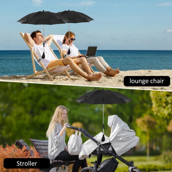 Parasol de plage, Anti-Uv, pour chaise ou autre – Image 2