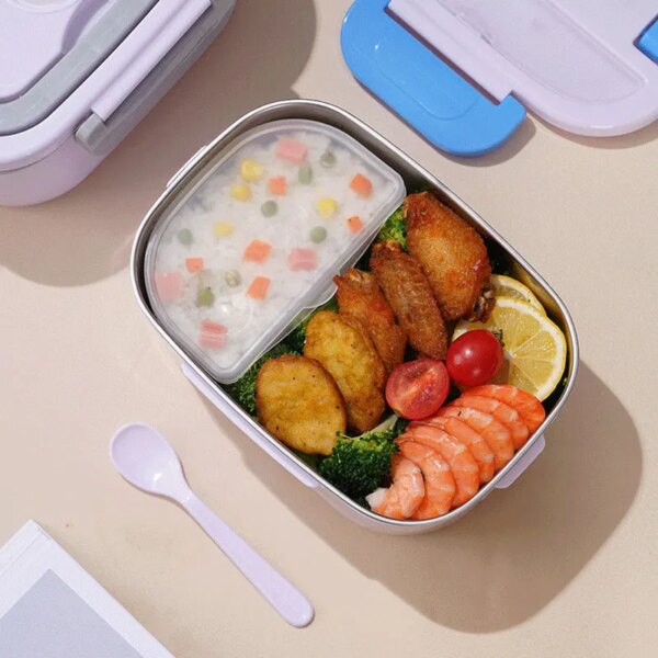 Boîte à lunch électrique, pour voiture ou maison, 1.5 L, 60W – Image 2