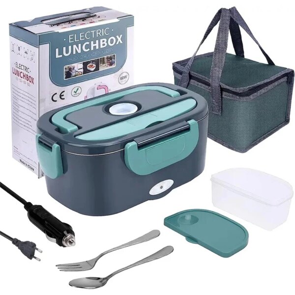 Boîte à lunch électrique, pour voiture ou maison, 1.5 L, 60W