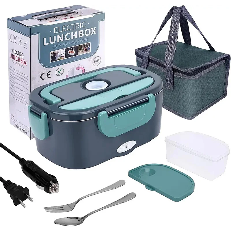 Boîte à lunch électrique, pour voiture ou maison, 1.5 L, 60W