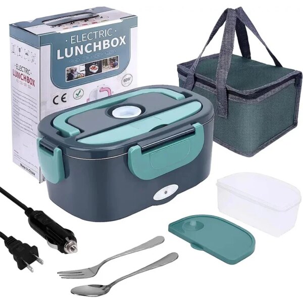 Boîte à lunch électrique, pour voiture ou maison, 1.5 L, 60W – Image 3